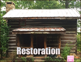 Historic Log Cabin Restoration  Monroeville, Ohio